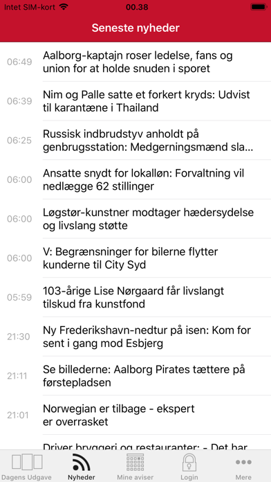 NORDJYSKE Stiftstidende Screenshot