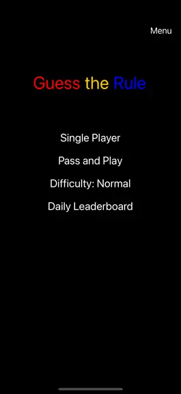 Game screenshot Guess the Rule: Logic Puzzles hack