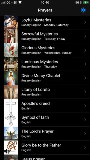 Rosary Audio English screenshot 1