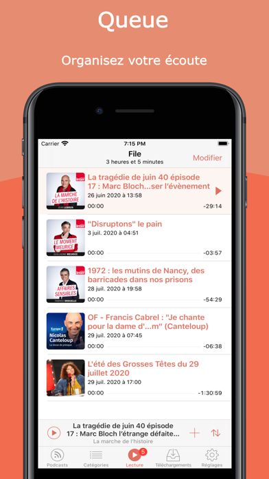 Screenshot #3 pour RSSRadio Podcast Player App