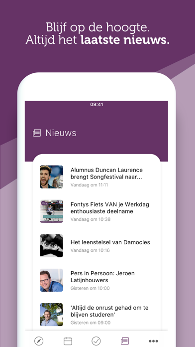 MijnFontys iPhone app afbeelding 4