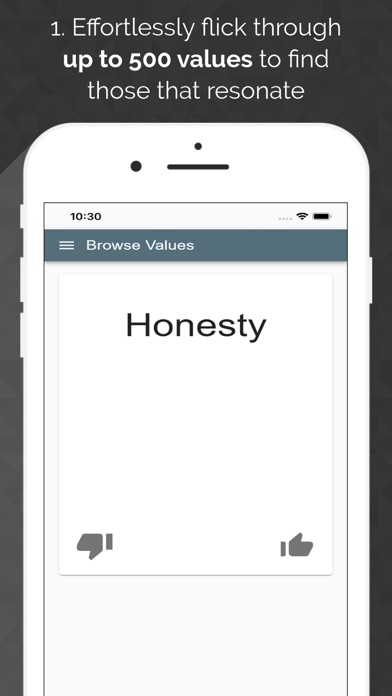 Values Finder Screenshot