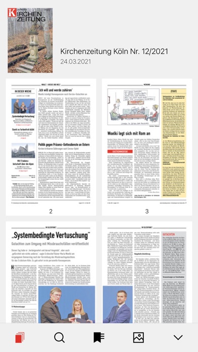 Kirchenzeitung Köln Screenshot