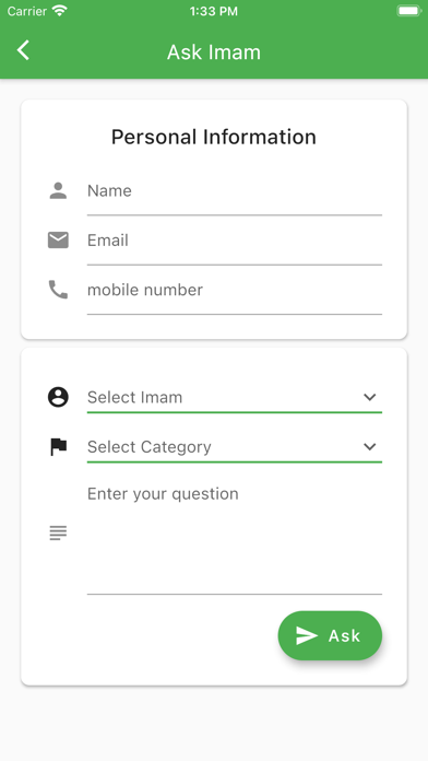 Islamic Association of Allen Screenshot