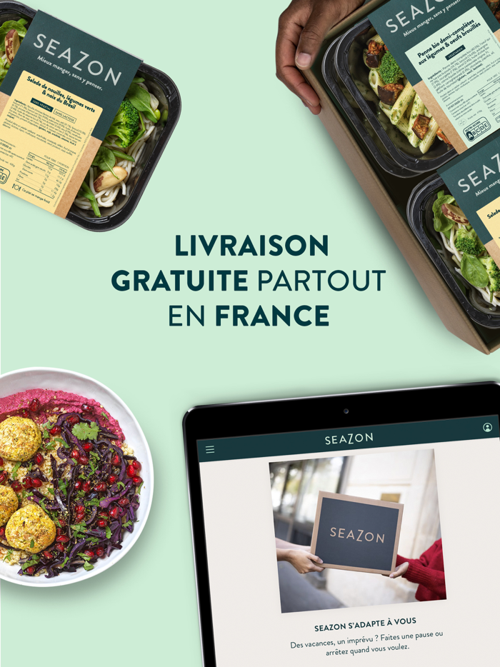Seazon - Plats cuisinés livrés