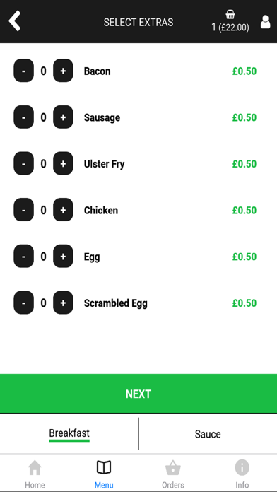 Yardleys Grub Hub L33 Screenshot
