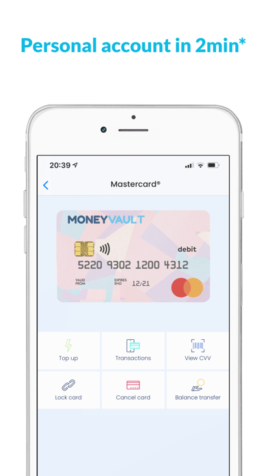 Moneyvault Screenshot