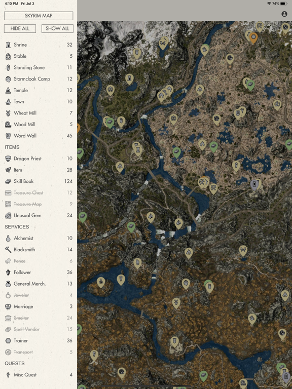Screenshot #5 pour MapGenie: Map for TES:V