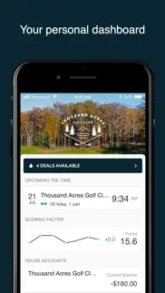 thousand acres golf club iphone screenshot 2
