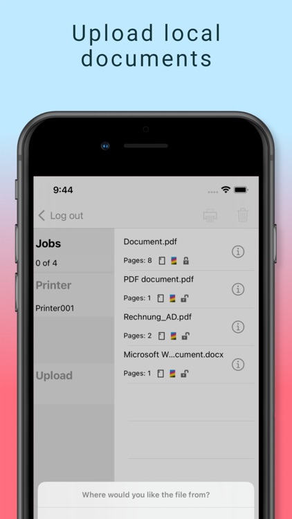 Mobile Printing Solution MOPS screenshot-4