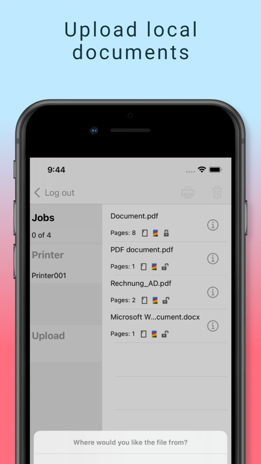 #5. Mobile Printing Solution MOPS (iOS) Podle: Control Systems GmbH & Co. KG