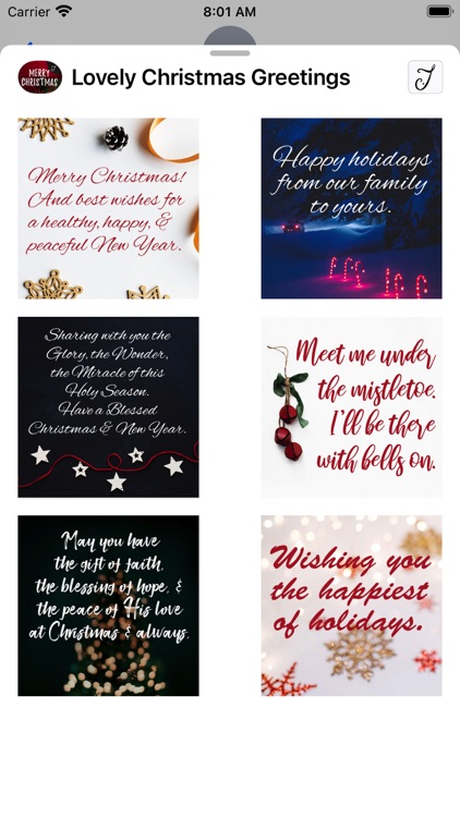 Lovely Christmas Greetings screenshot-5