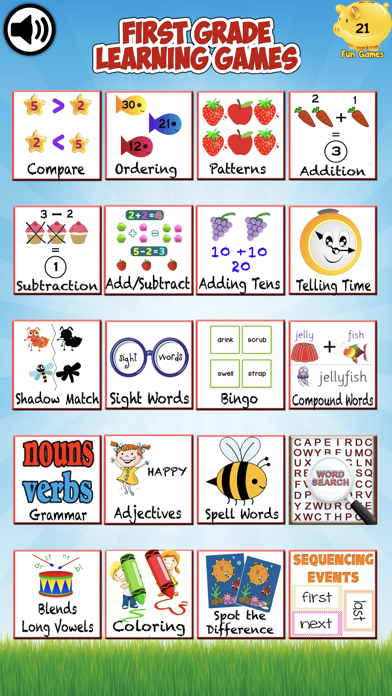 First Grade Kid Learning Games Screenshot