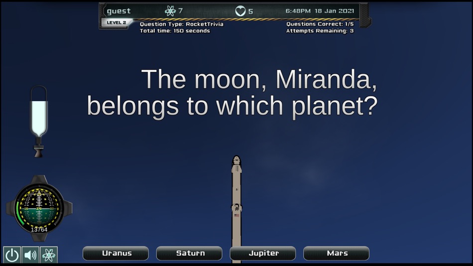 #2. Intergalactic Rocket Trivia (iOS) 由: Intergalactic Education LLC