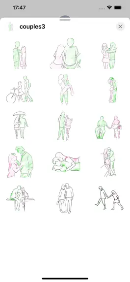 Game screenshot Couples Sticker 3rd apk