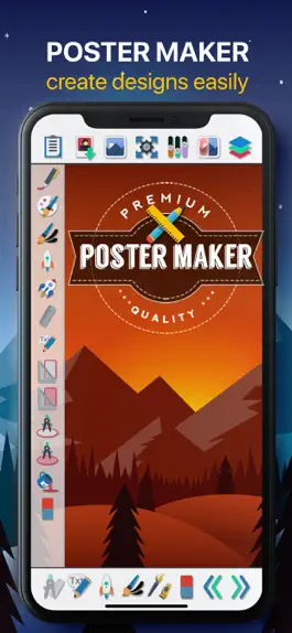 Game screenshot Poster Maker & Text over Photo mod apk