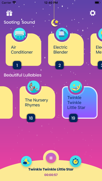 Screenshot #1 pour Baby Sleep Sounds: Baby Sleep