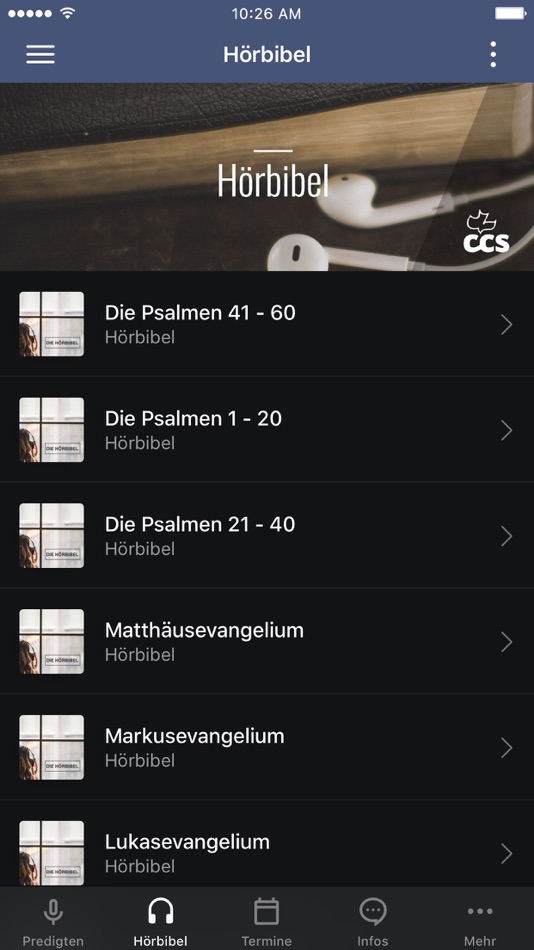 #2. Calvary Chapel Siegen App (iOS) 由: Calvary Chapel Siegen