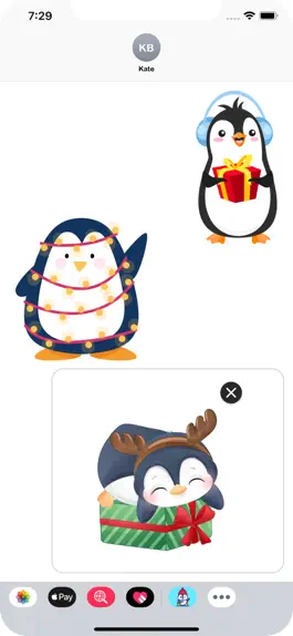 Game screenshot Penguin Stickers for iMessage hack