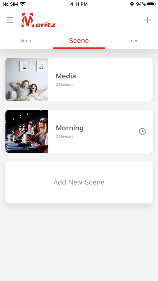 #2. Moritz Home Automation (iOS) Podle: NO BULL BLINDS