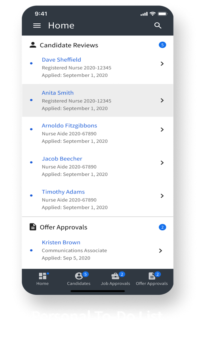 iCIMS Mobile Hiring Manager