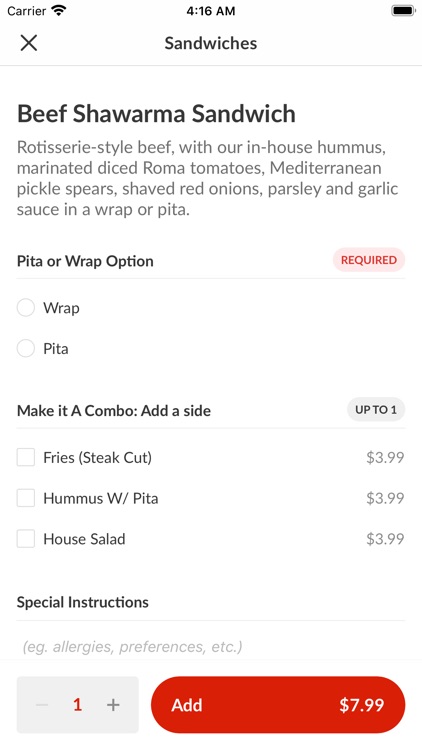 The Shawarma Factory LA screenshot-3