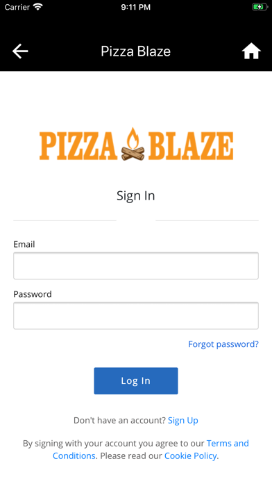 Pizza Blaze, Kingsbury Screenshot