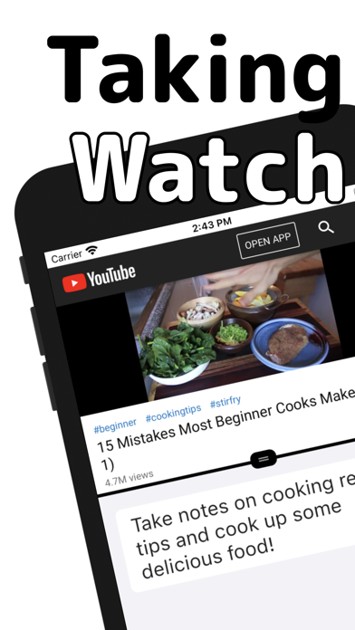 TubeNote - Note watching video Screenshot