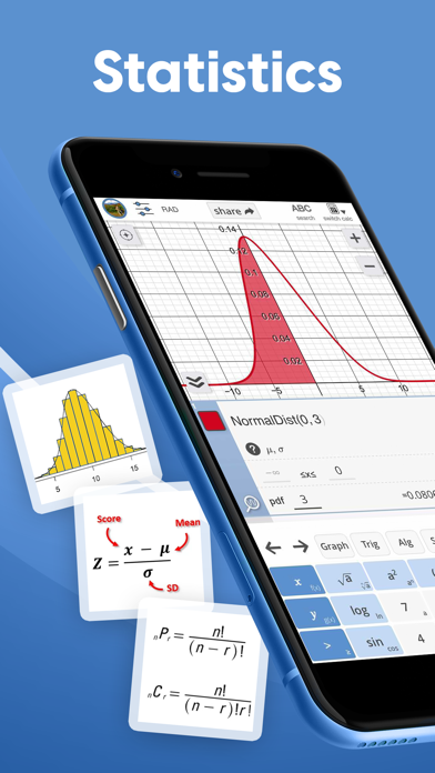 Screenshot #2 pour ClassCalc Calculatrice Graphiq