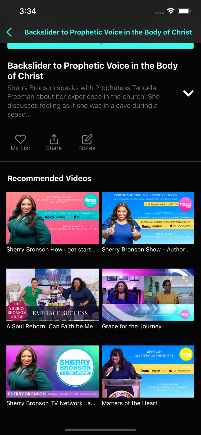 Sherry Bronson TV Network
