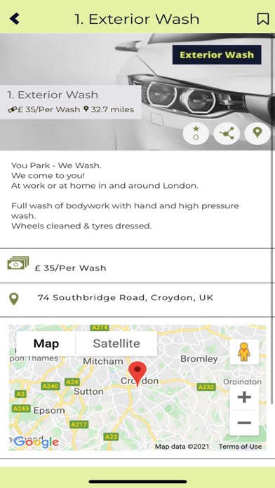 App Wash Screenshot