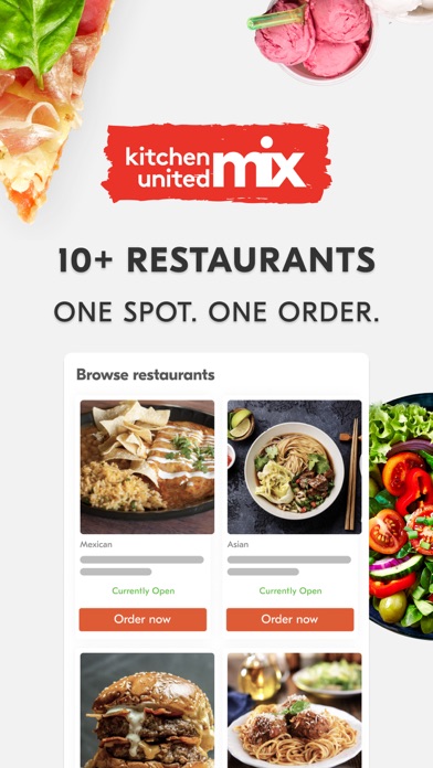 Kitchen United Mix Food Hall Screenshot
