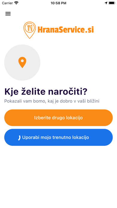 HranaService.si Screenshot