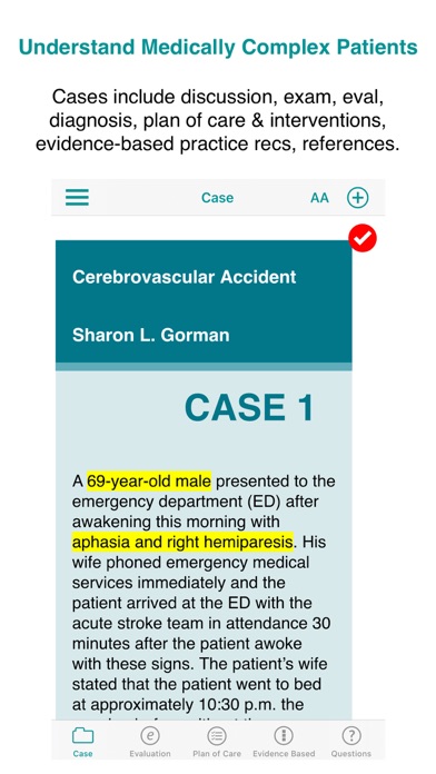 Acute Care PT Case Files Screenshot