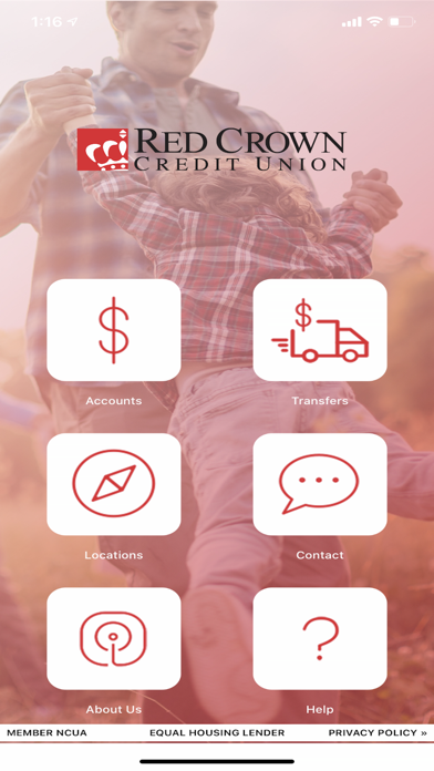 Red Crown Credit Union Screenshot
