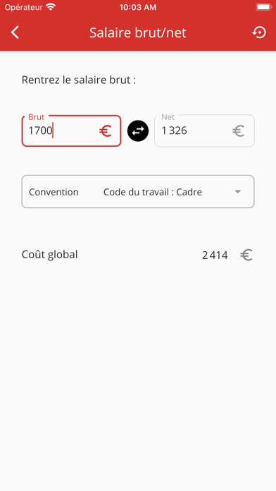 CABEX EFICIO Screenshot