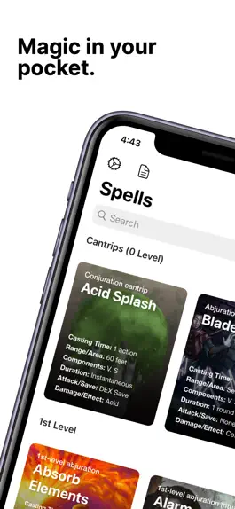 Game screenshot Spells for Dungeons & Dragons mod apk