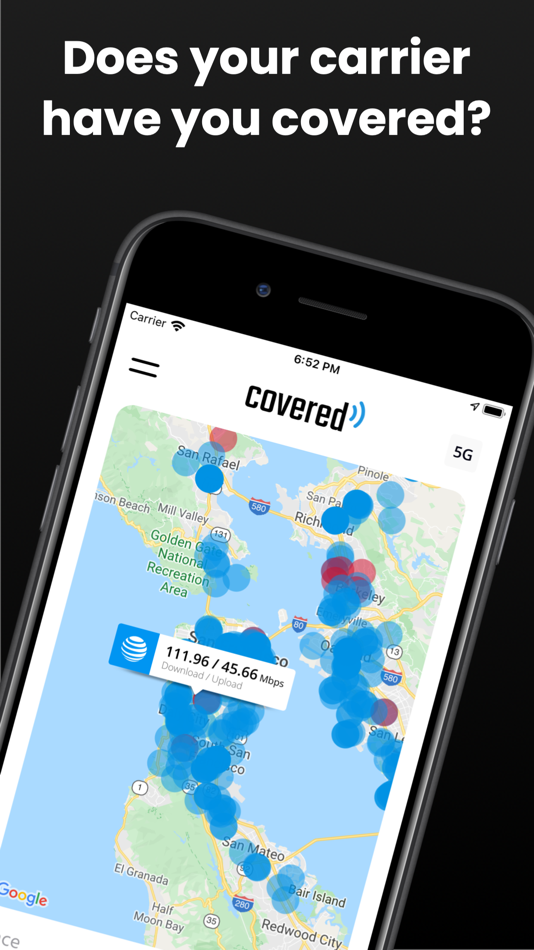 Covered - 5G 4G LTE coverage - 2.0.0 - (iOS)