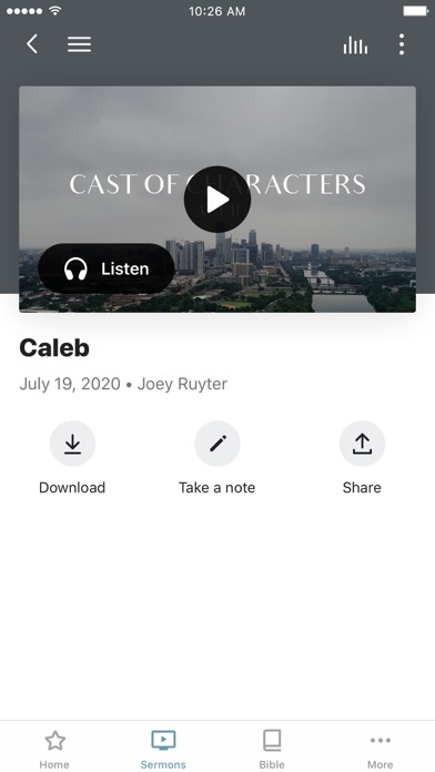 Austin Ridge Bible Church Screenshot