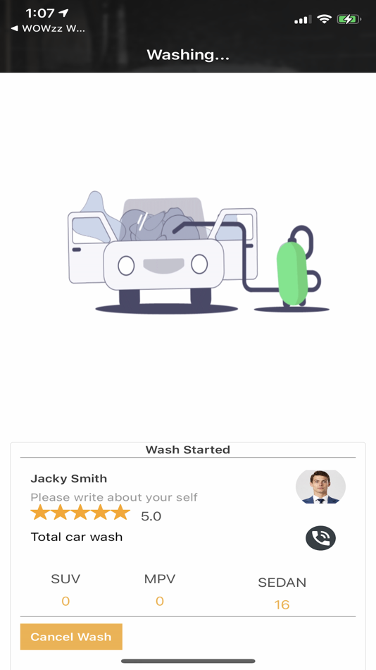 #5. Wowzz - Request Carwash (iOS) 由: Wash on Wheelzz