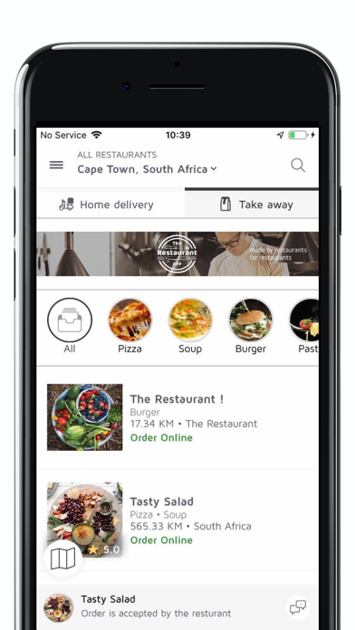 Restaurant Food Delivery App Screenshot