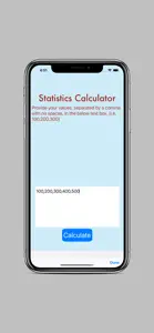 Statistics Calculator - Basic screenshot #1 for iPhone