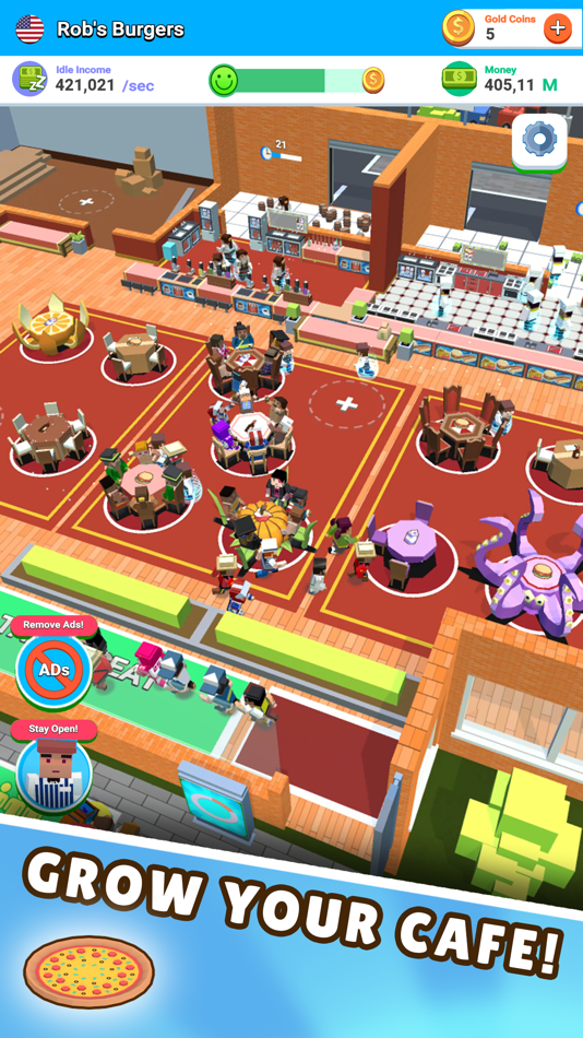 #2. Idle Diner: Restaurant game (iOS) 由: Playstack Ltd