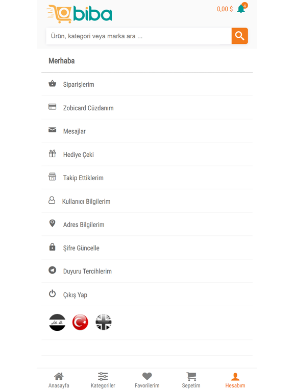 Zobiba iPad screenshot 5 - Shopping app