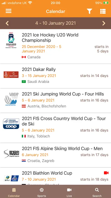 All Sport DB Live screenshot 2 of 10