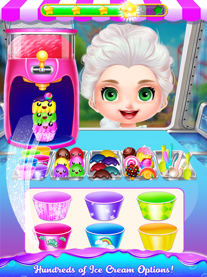 Frozen Ice Cream Games - Ice