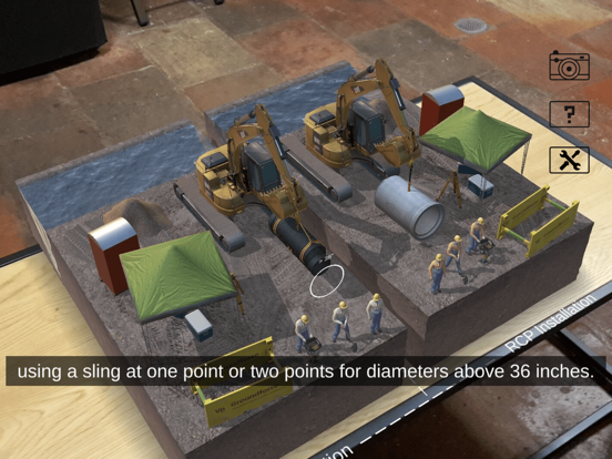 TCPA AR Pipe Comparison iPad screenshot 9 - Reference app