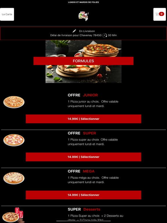 Screenshot #6 pour Allo Pizza Plus Saint-Cyr