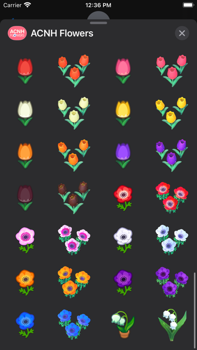 ACNH Flowers Screenshot