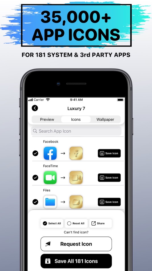 #2. X Icon Changer: Icons & Themes (iOS) 由: Uladzislau Yanushka